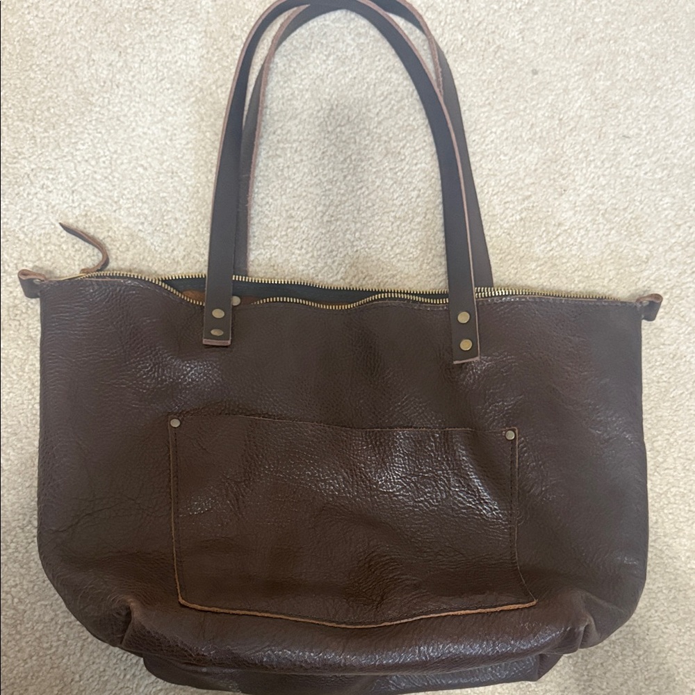 Brown Portland Leather tote bag